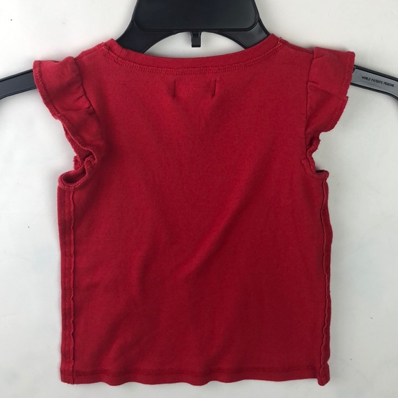 Ralph Lauren Ruffle Tank Floral Toddler Girl Red - Picture 2 of 7